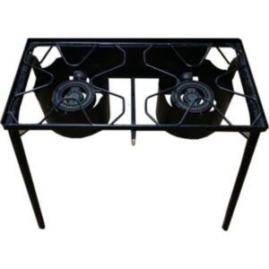 double burner propane stove