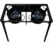 double burner propane stove