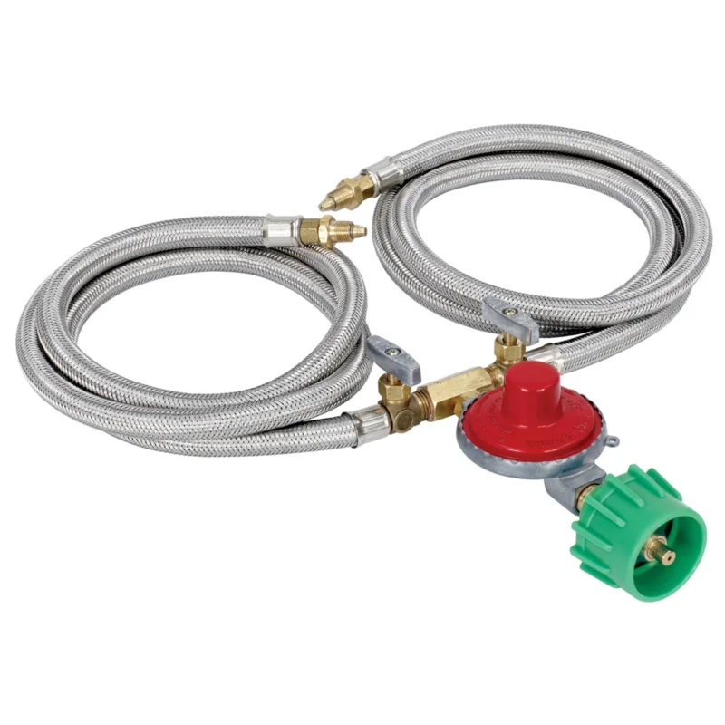 M2HPH 10 PSI Double Propane hose with regulator